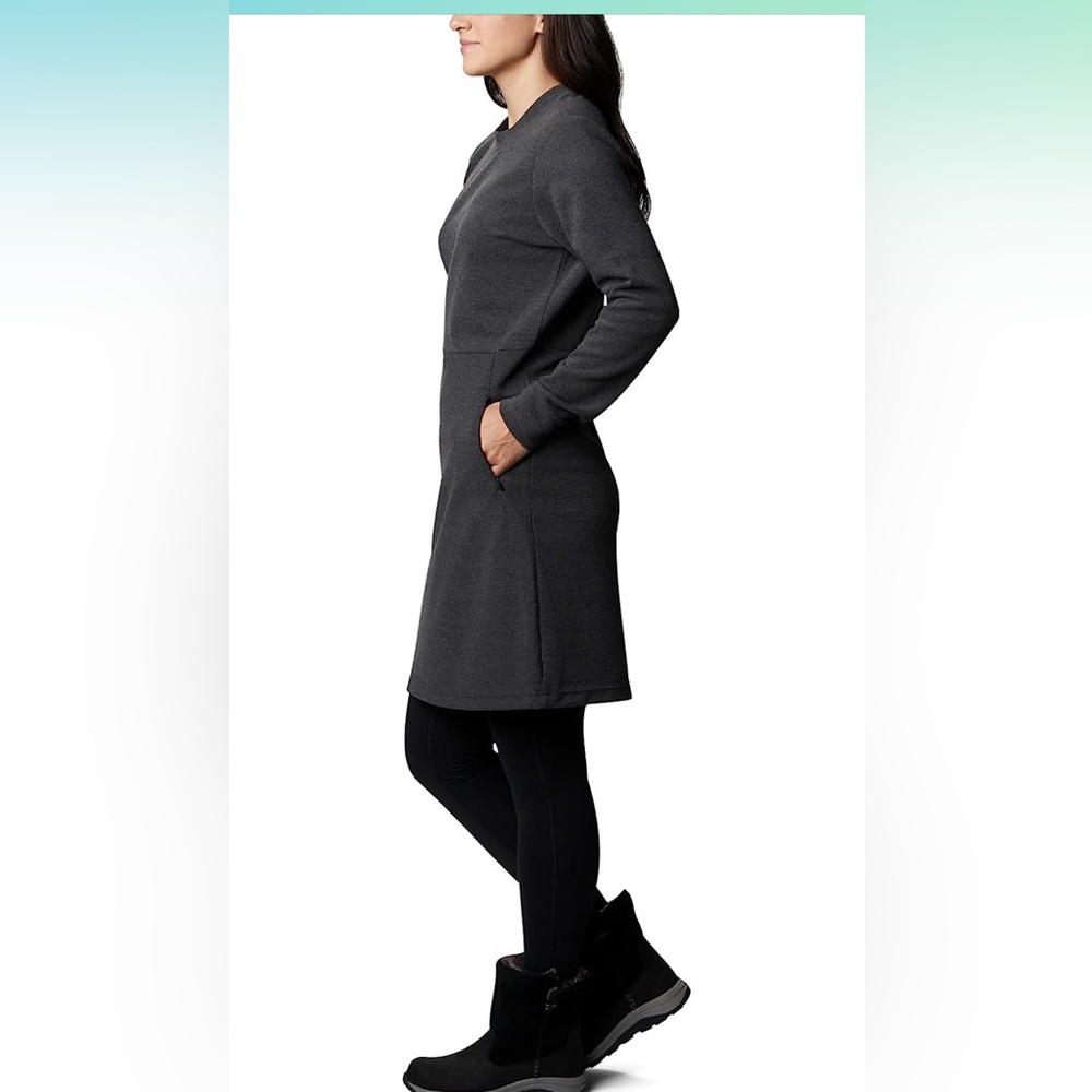 NWT Columbia Gray Silverhurst  Ottoman Dress Size S Classic Casual like new gray